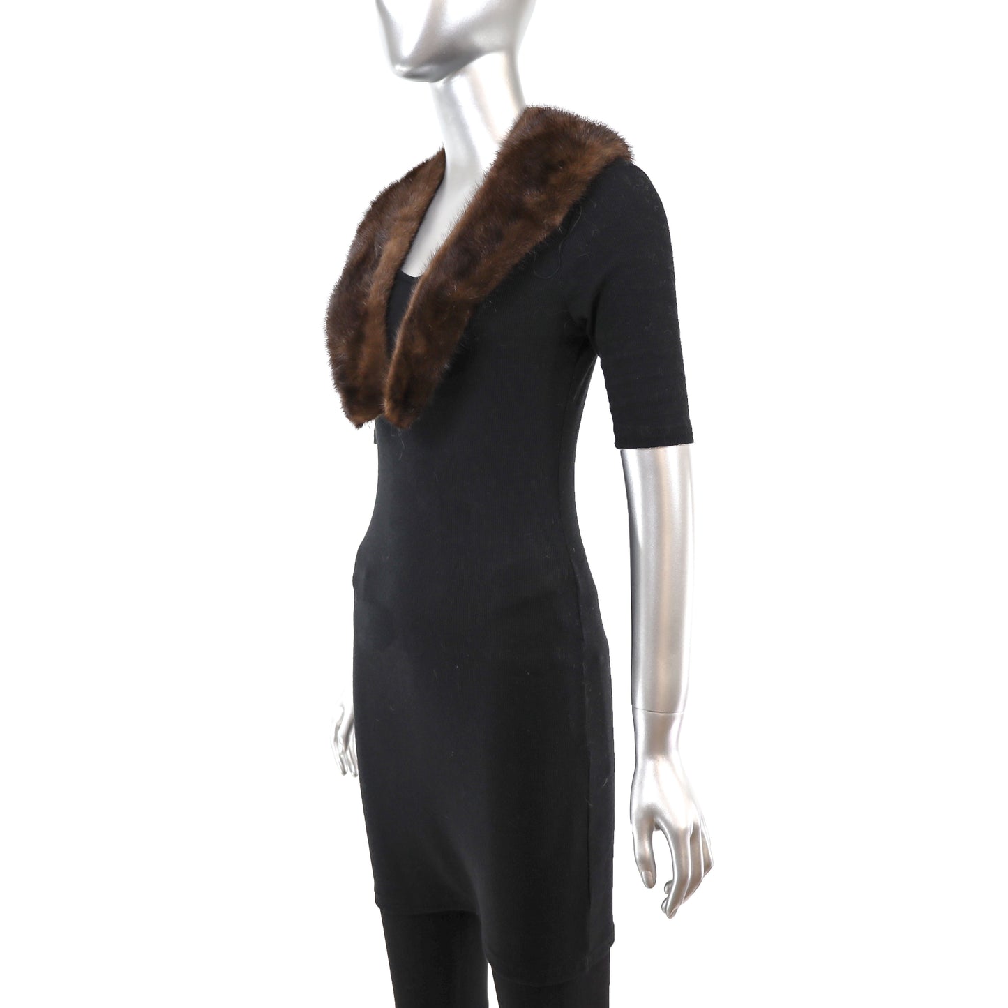 Mahogany Mink Collar- Free Size