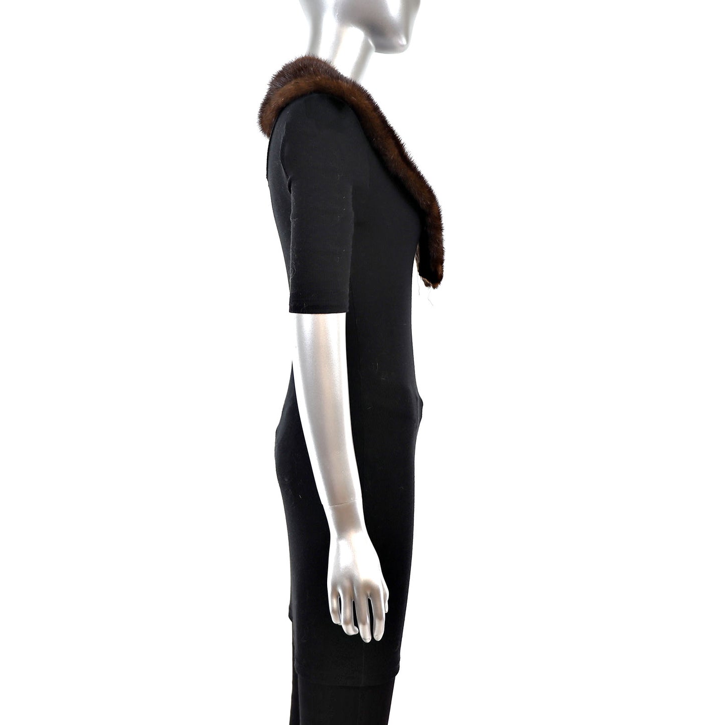 Mahogany Mink Collar- Free Size