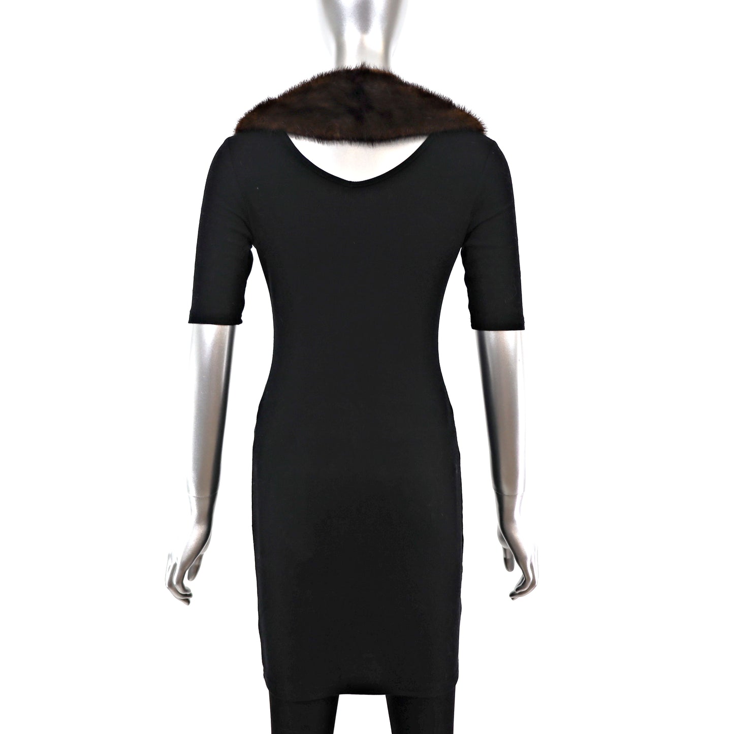 Mahogany Mink Collar- Free Size