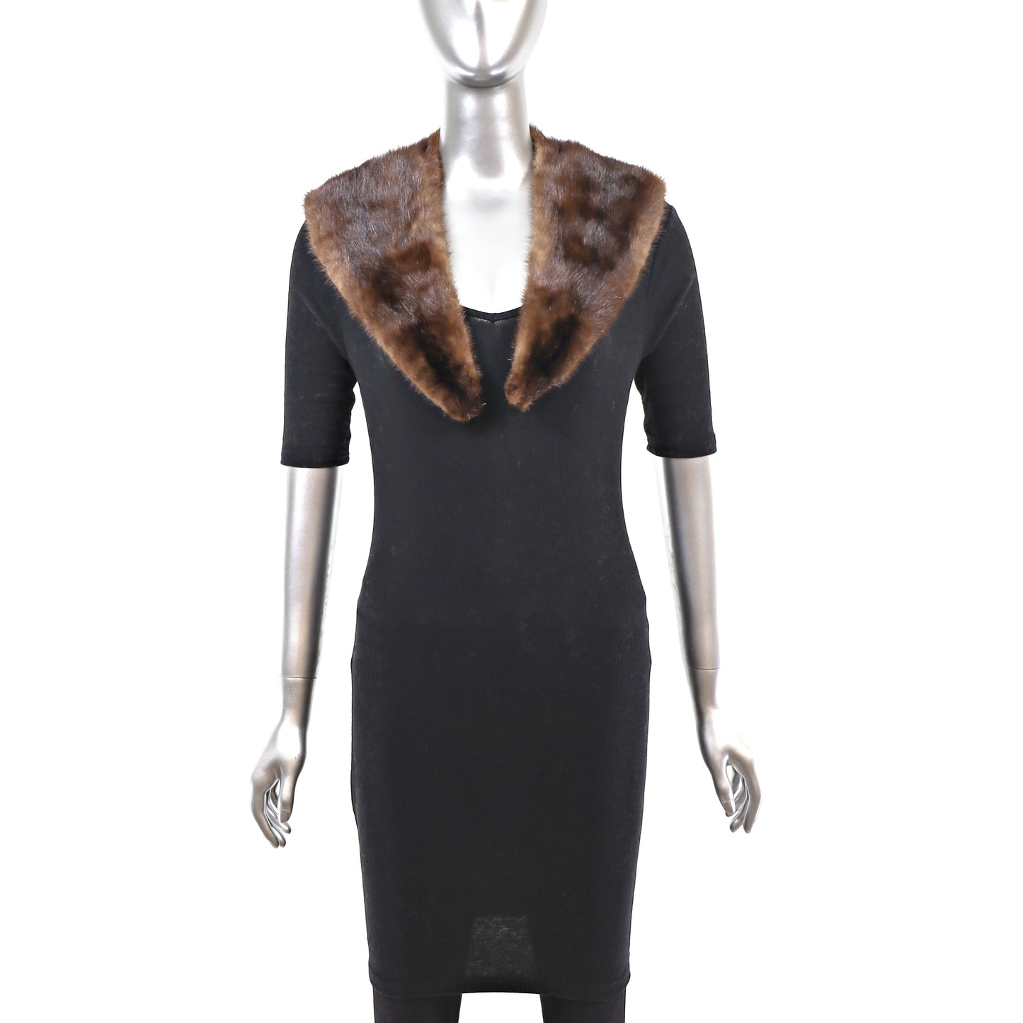 Mahogany Mink Collar- Free Size