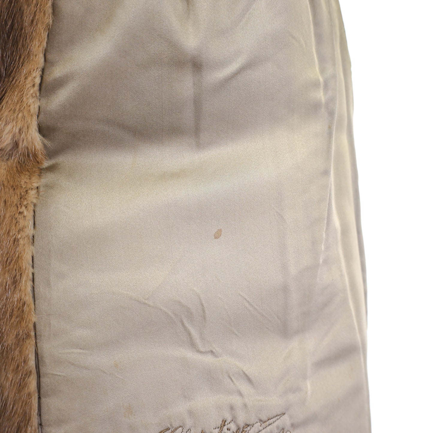 Light Brown Mink Jacket- Size M