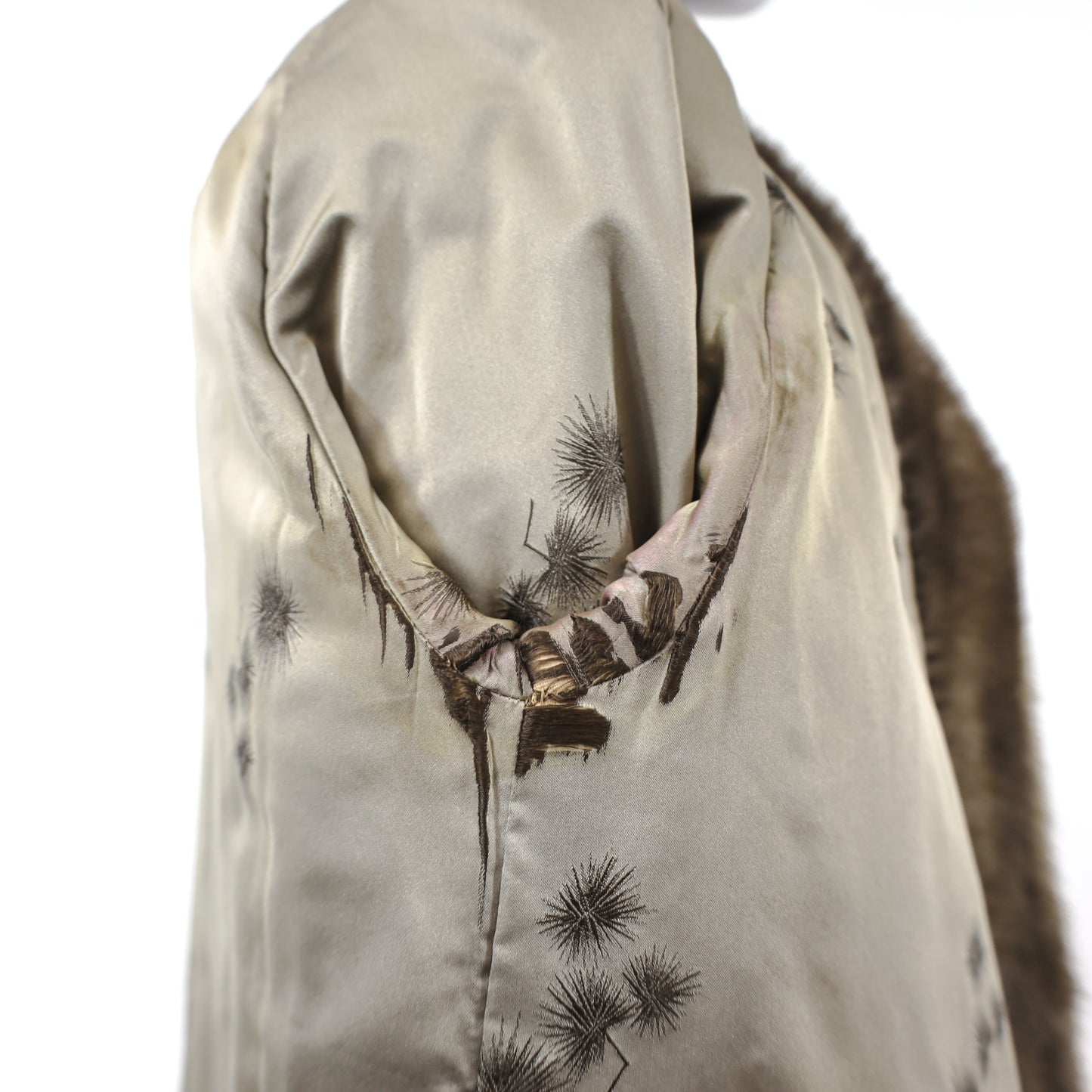 Brown Mink Jacket- Size L