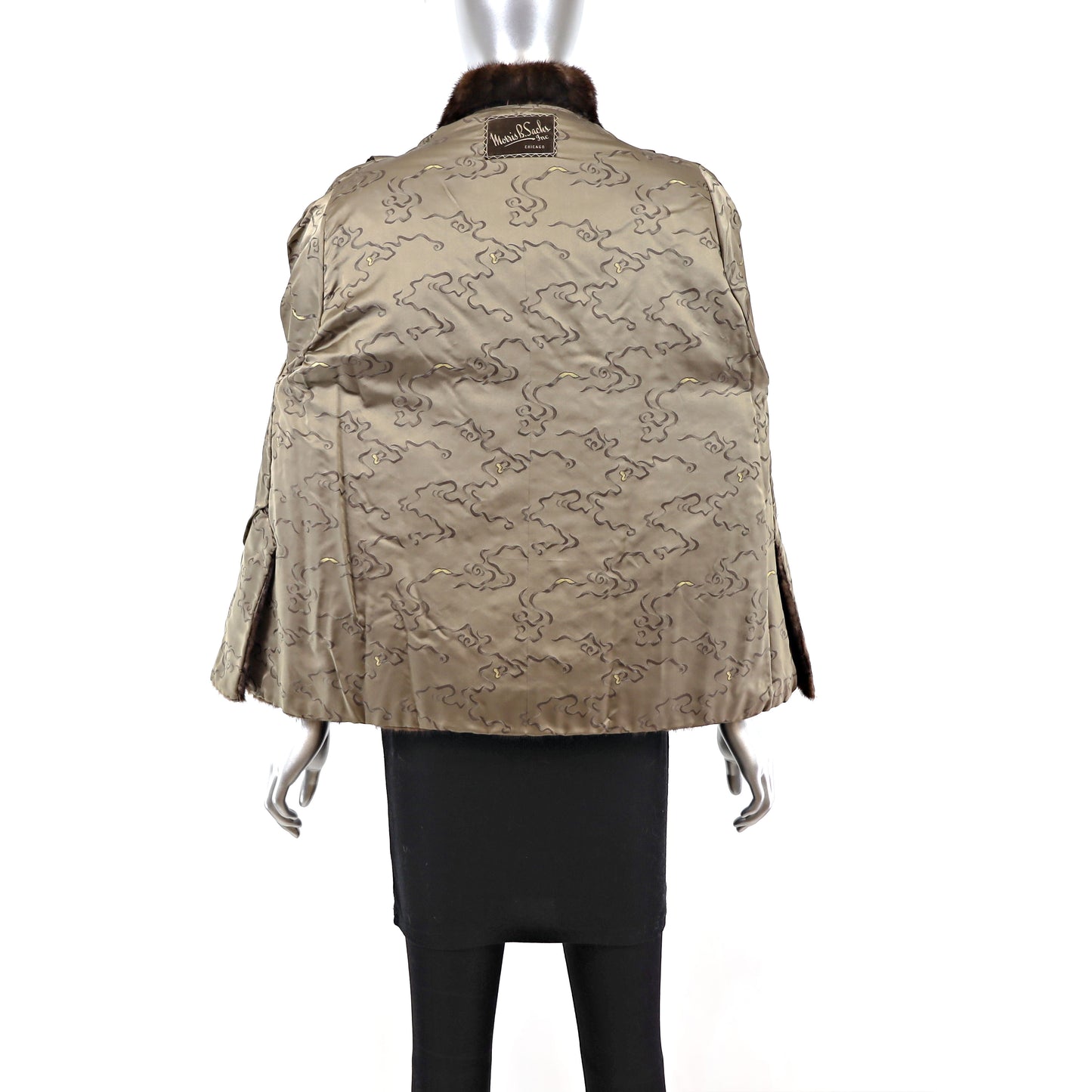 Brown Mink Jacket- Size L