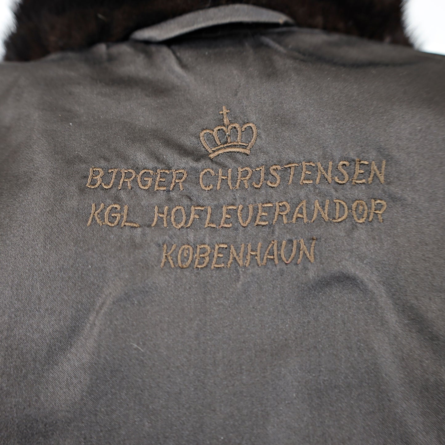 Birger Christensen Dark Brown Mink Jacket with Suede- Size XS