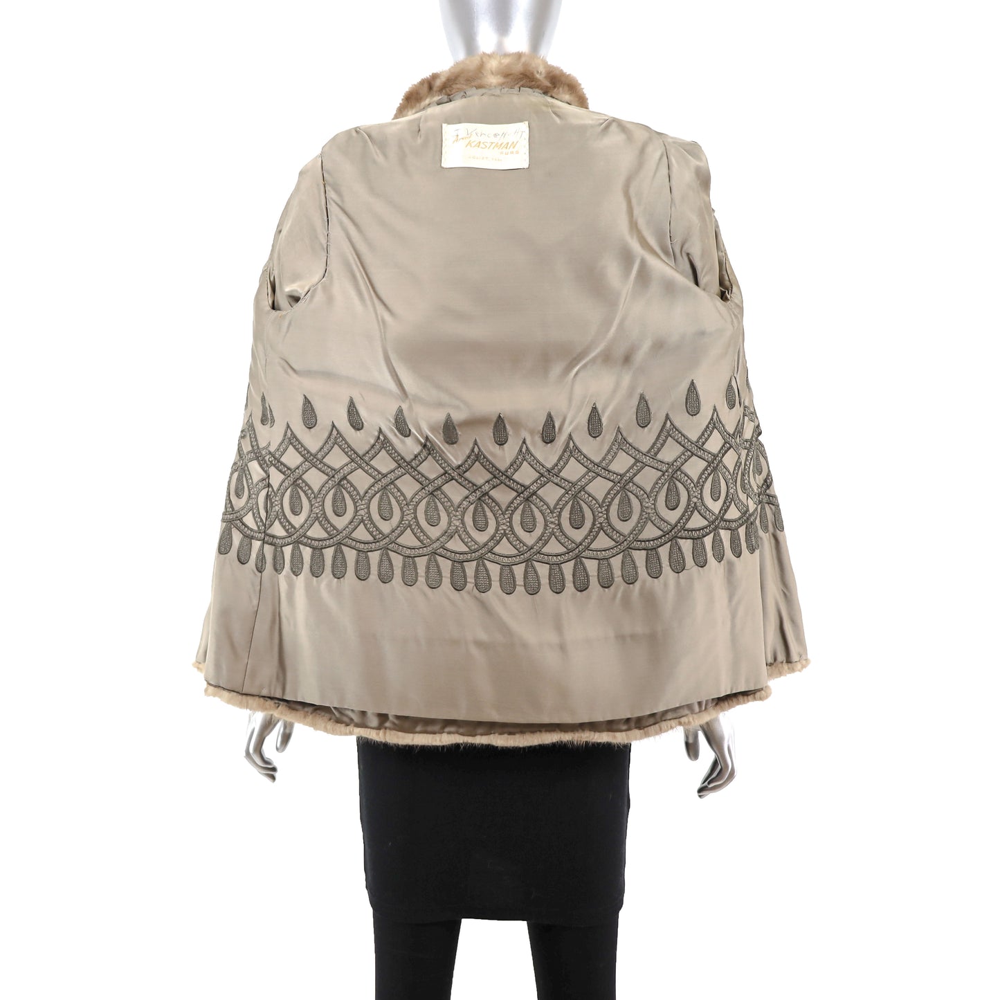 Autumn Haze Mink Jacket with Matching Hat- Size S