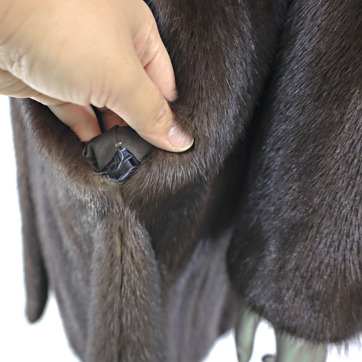 Dark Brown Mink Jacket- Size M