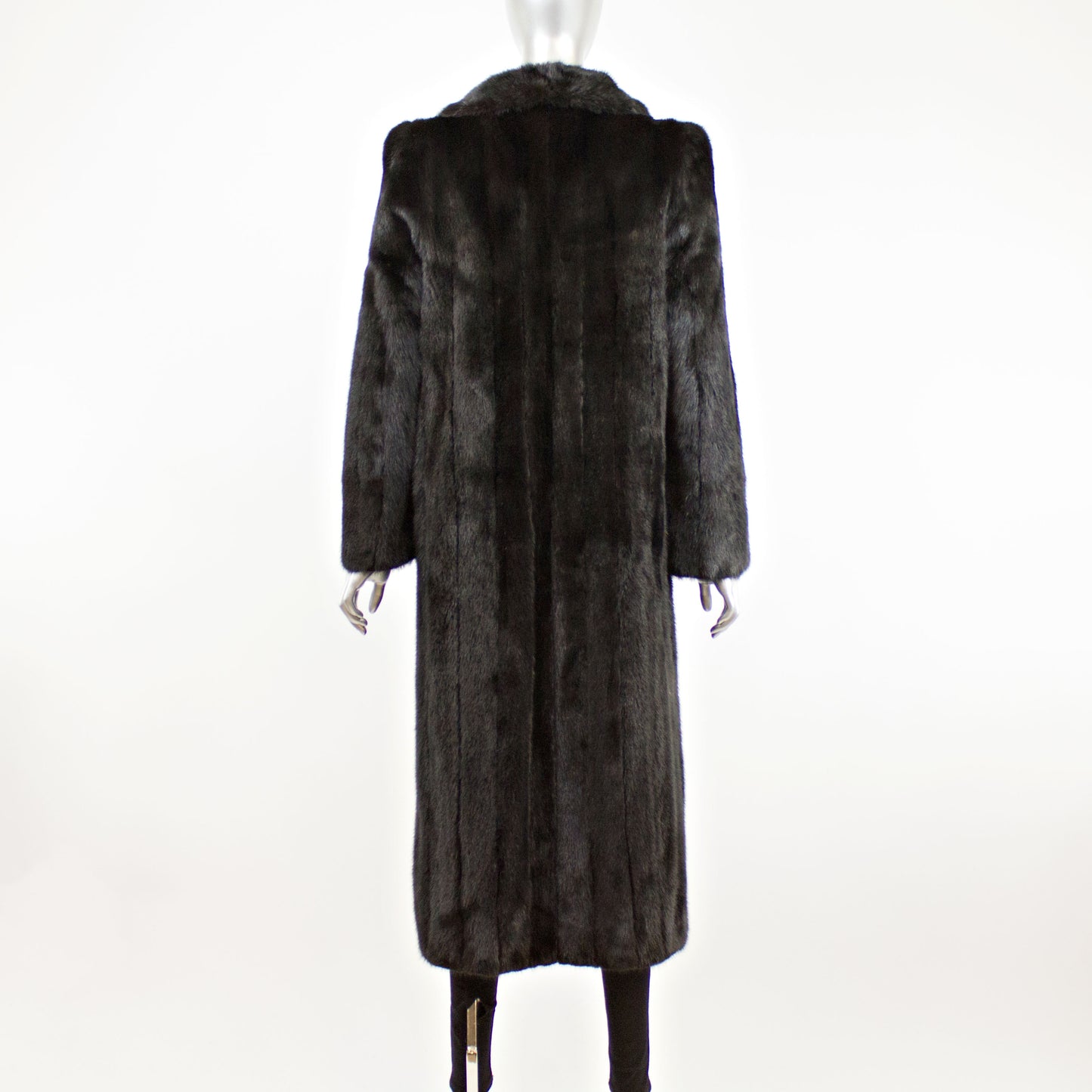 Black Mink Coat- Size M