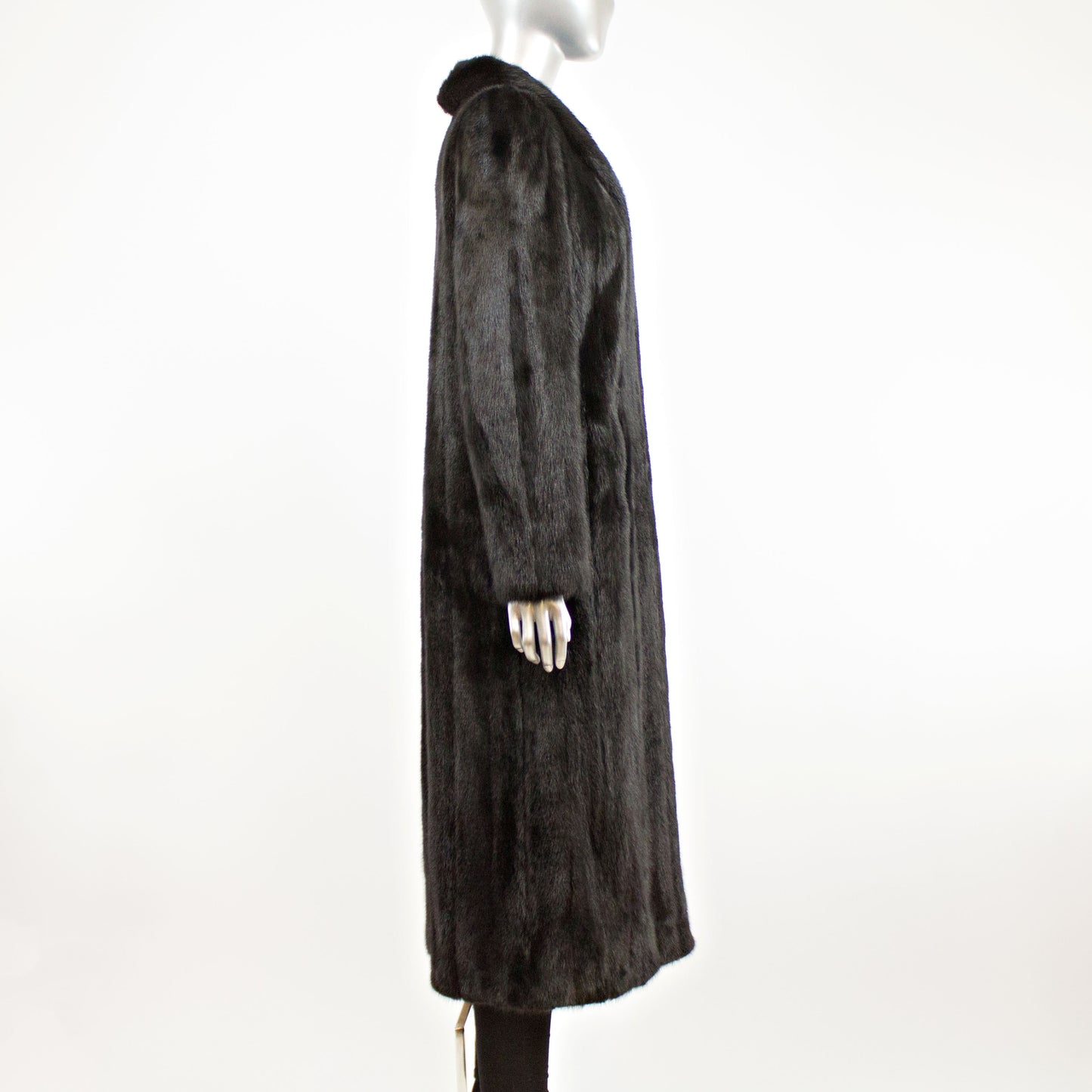 Black Mink Coat- Size M