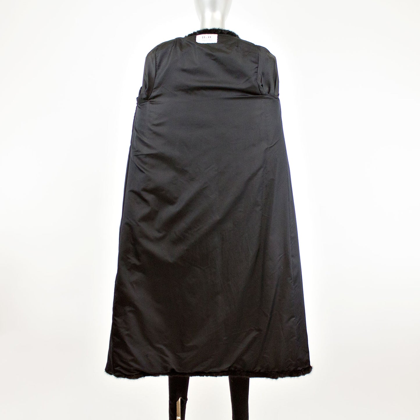 Black Mink Coat- Size M
