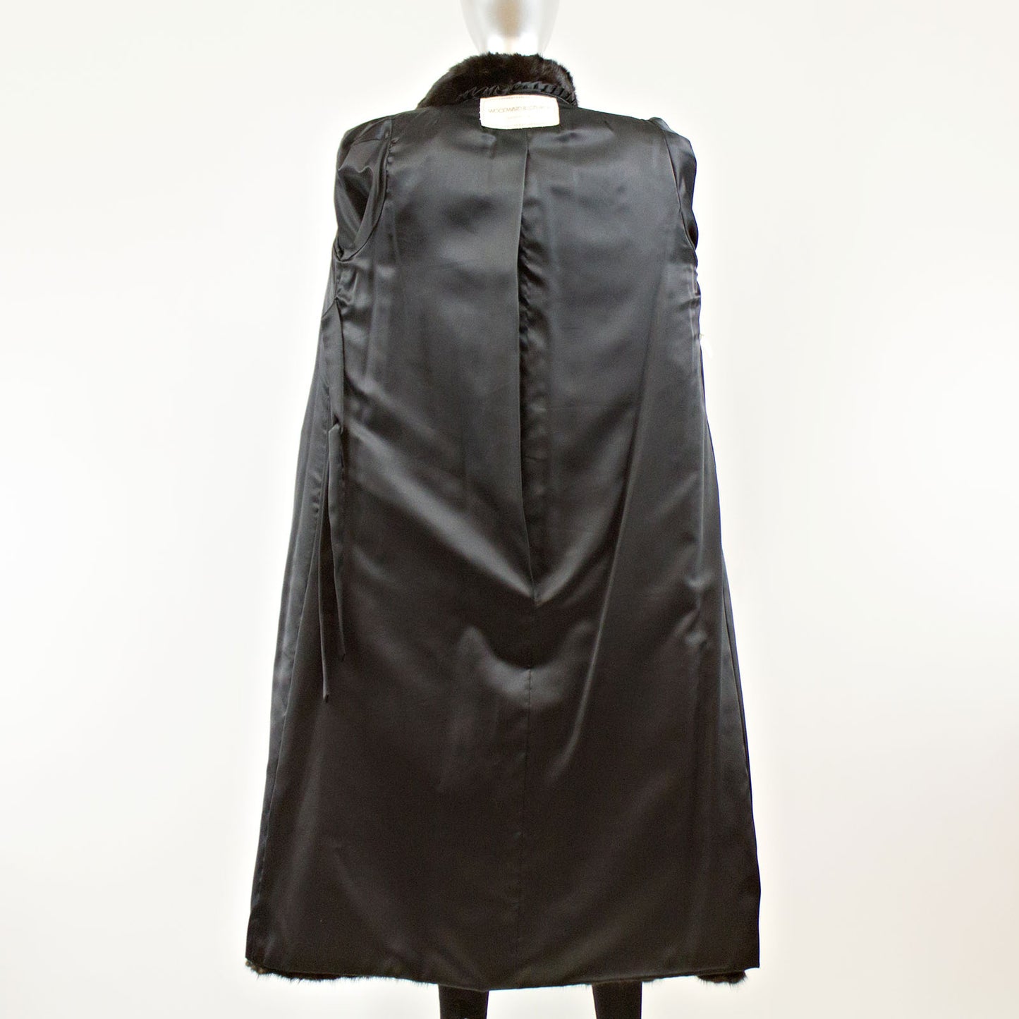 Black Mink Coat - Size M