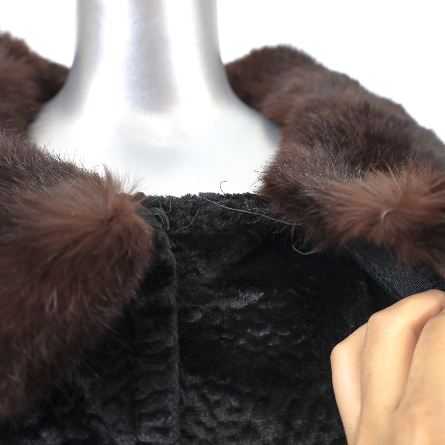 Faux Swakara Jacket- Size XL