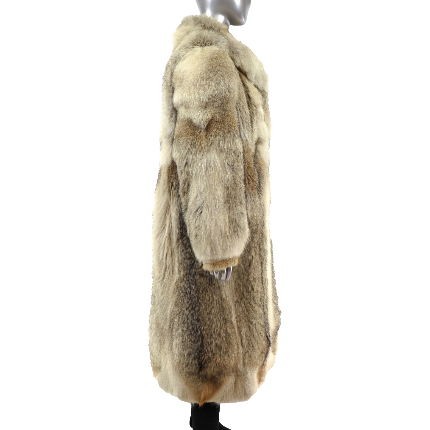 Full Length Fox Coat- Size M