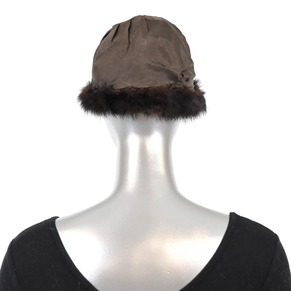 Mahogany Mink Hat- Free Size