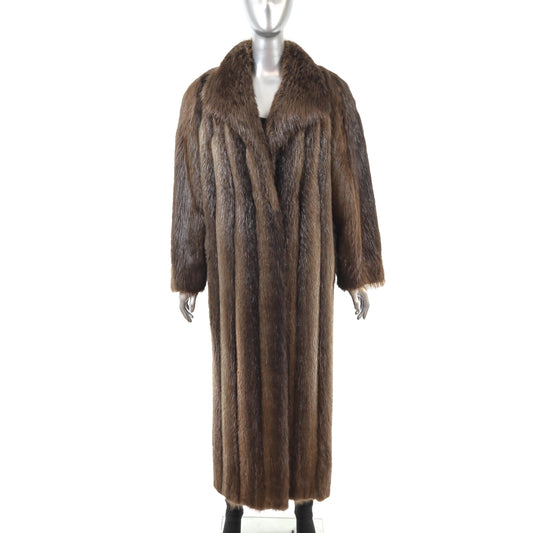 Beaver Coat- Size L