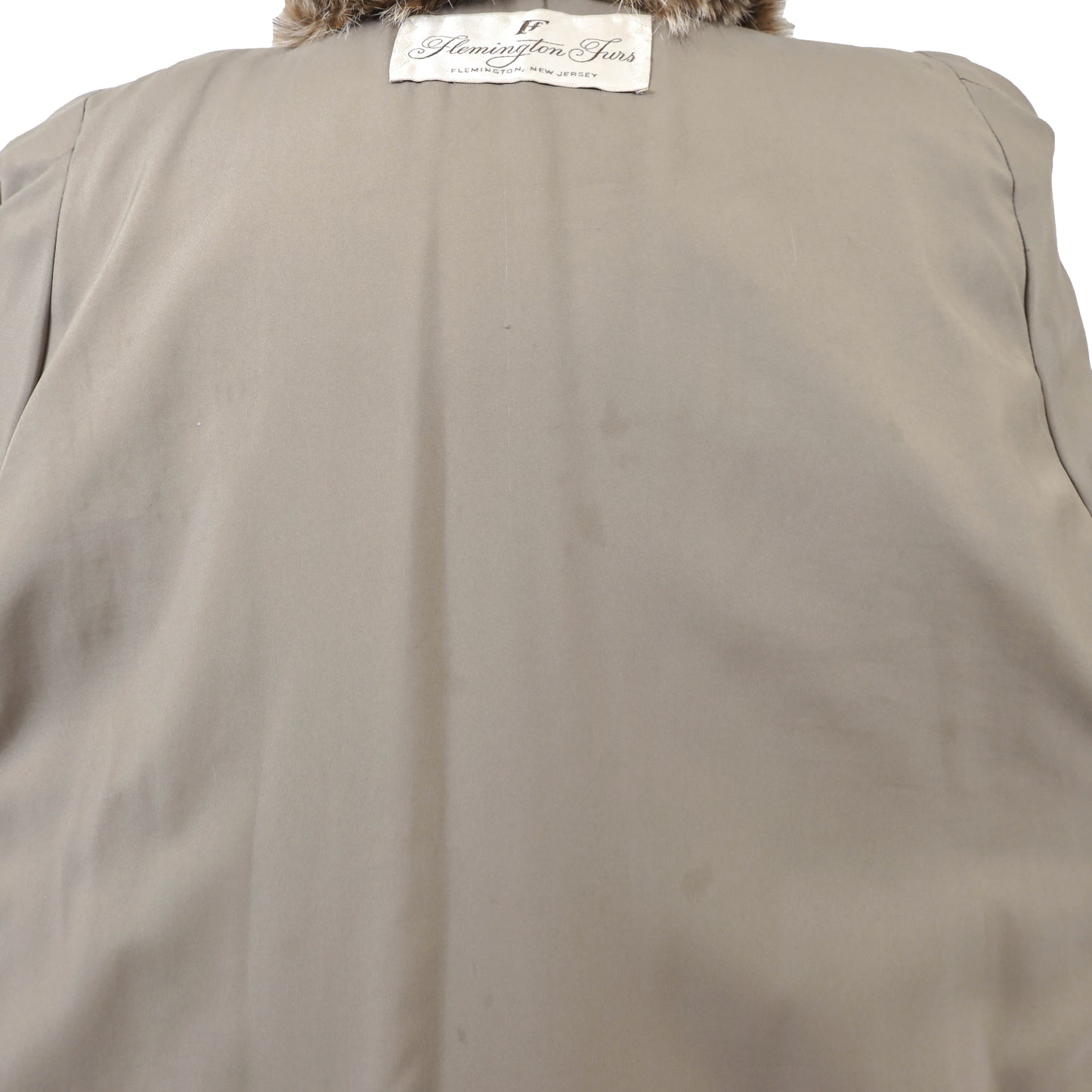Blonde Beaver Coat with Lynx Collar- Size L