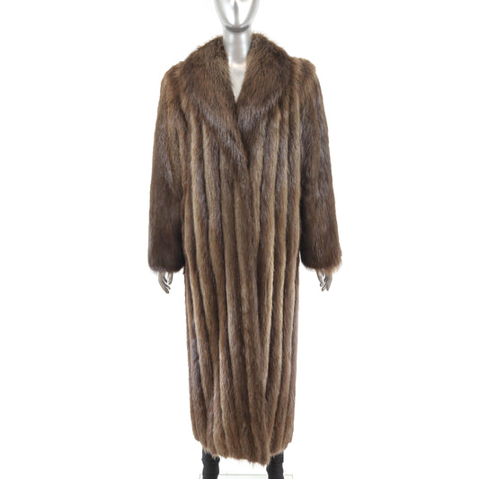 Beaver Coat- Size L