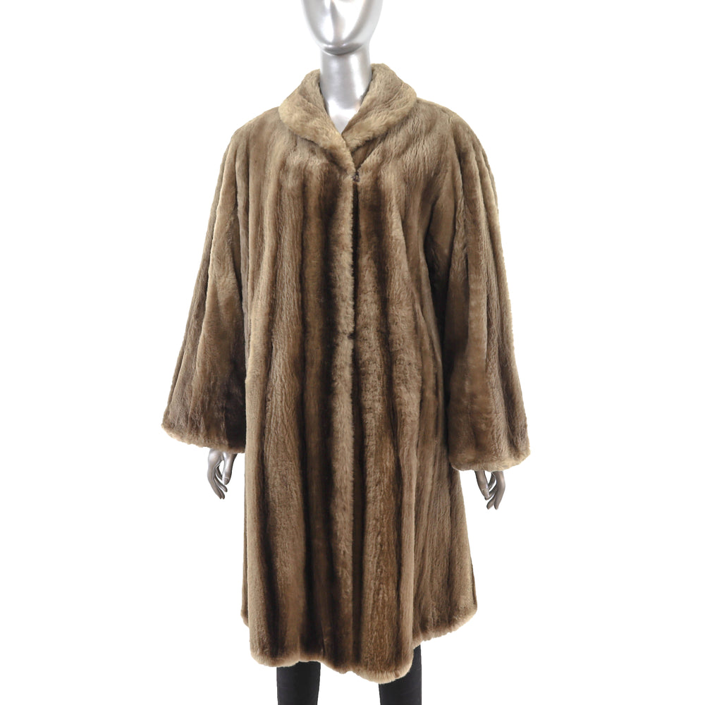 Sheared Beaver Coat- Size XXL