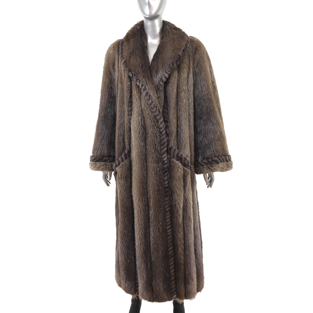 Beaver skin hotsell coat