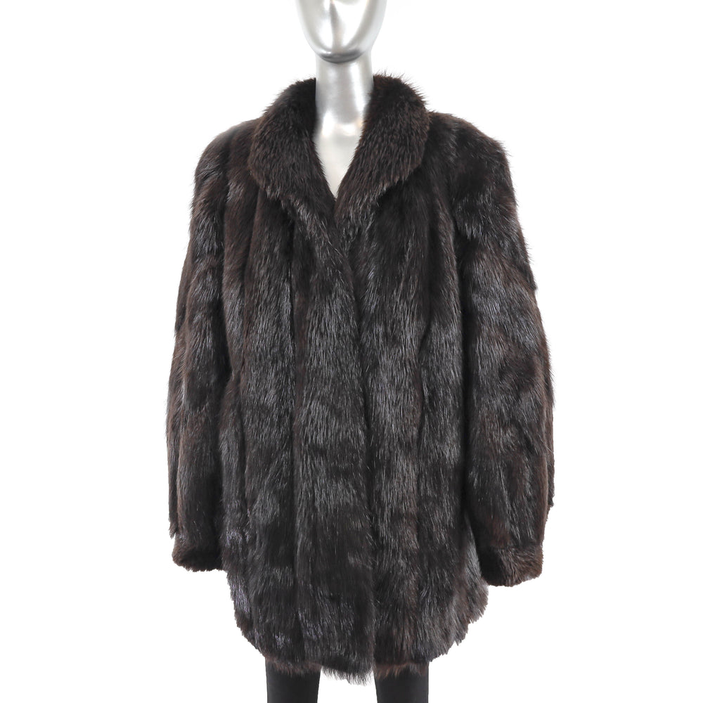 Beaver 3/4 Coat- Size XL