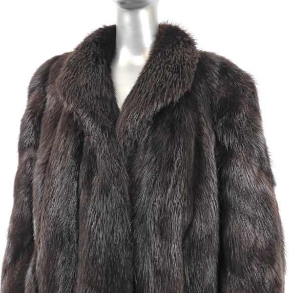 Beaver 3/4 Coat- Size XL