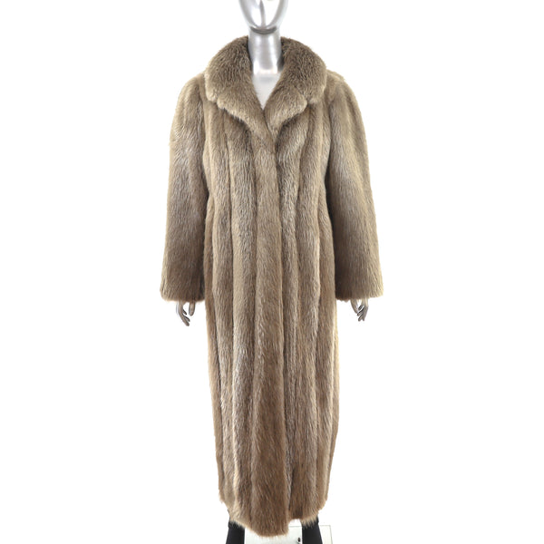 Beaver Coat- Size XL