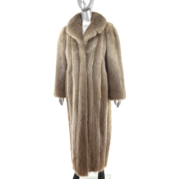 Beaver Coat- Size XL