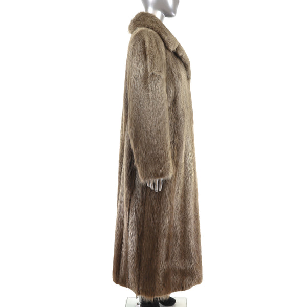 Beaver Coat- Size XL