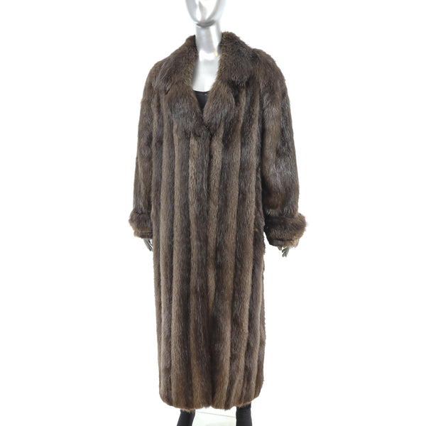 Beaver Coat- Size L