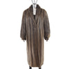 Full Length Beaver Coat- Size L