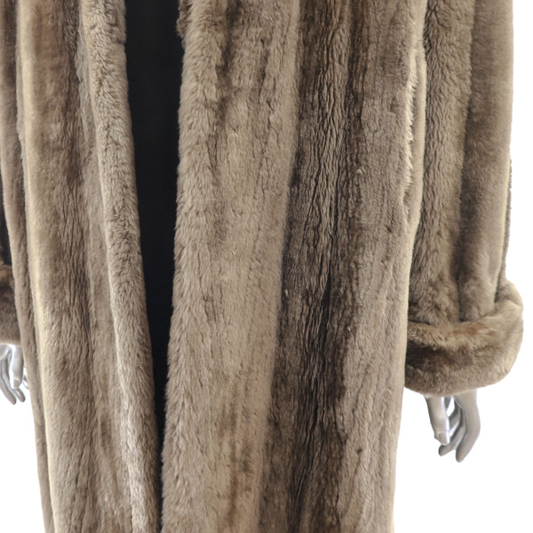 Sheared Beaver Coat- Size L