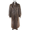 Long Hair Beaver Coat- Size XXL-XXXL