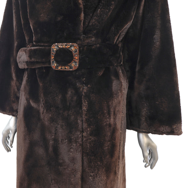 Sheared Beaver Coat- Size M