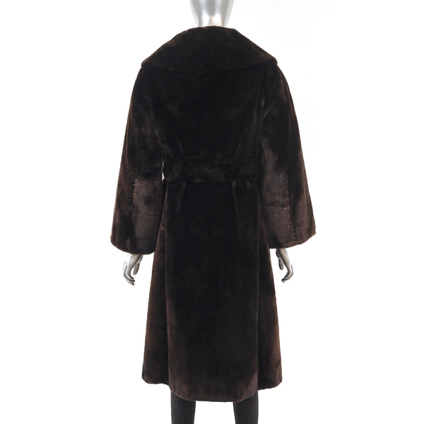 Sheared Beaver Coat- Size M