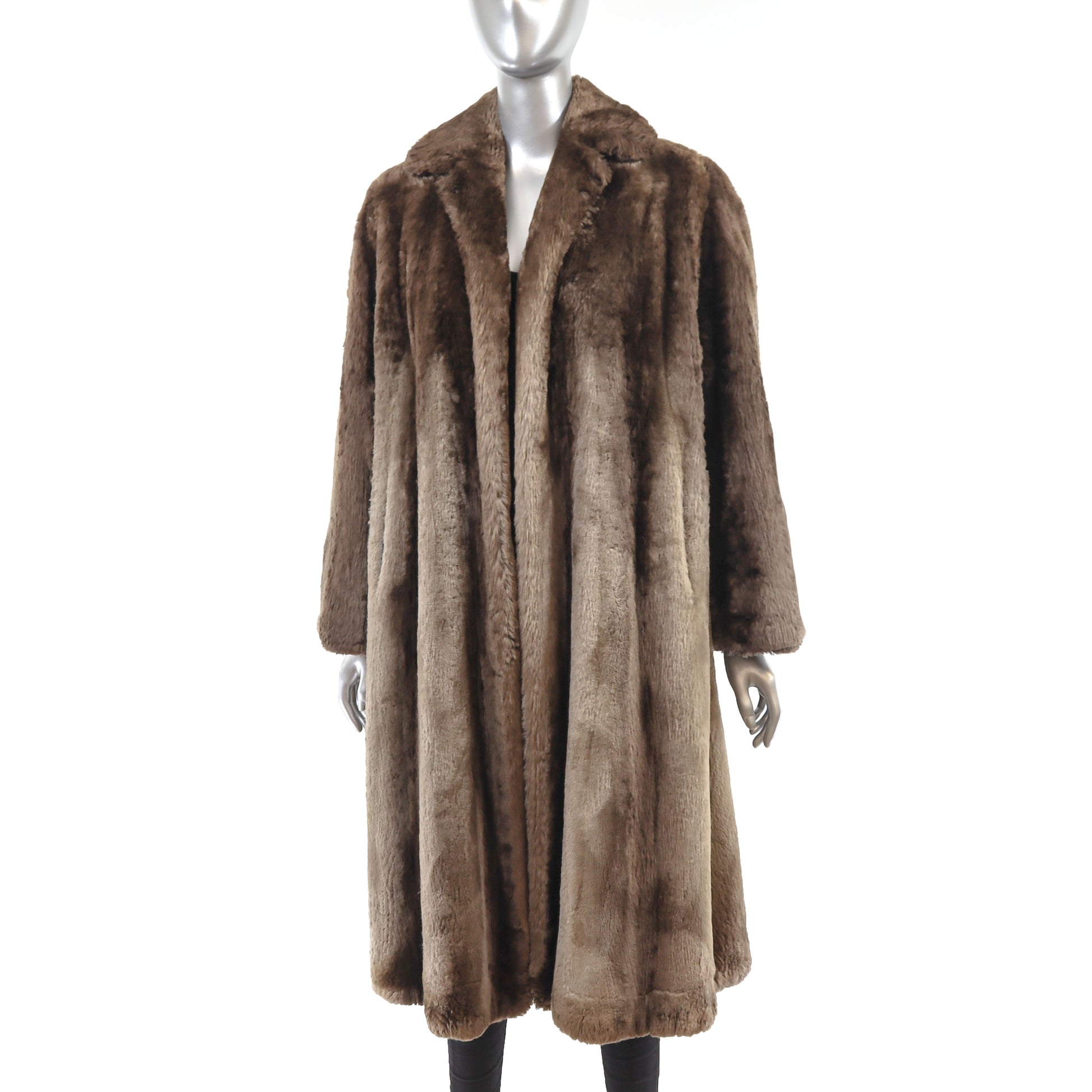 Sheared Beaver Coat- Size XXL