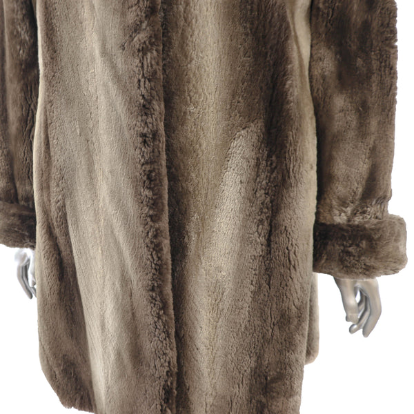 Sheared Beaver 3/4 Coat- Size L