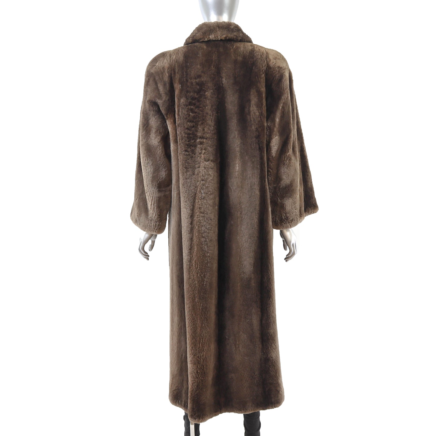Brown Sheared Beaver Coat- Size M