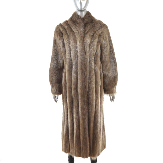 Beaver Coat- Size M