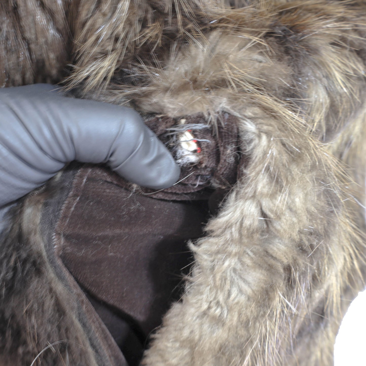 Brown Beaver Coat- Size M