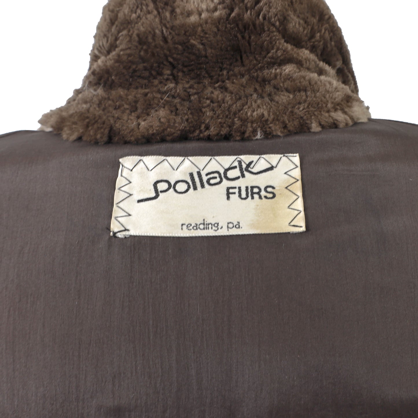 Brown Sheared Beaver Coat- Size L