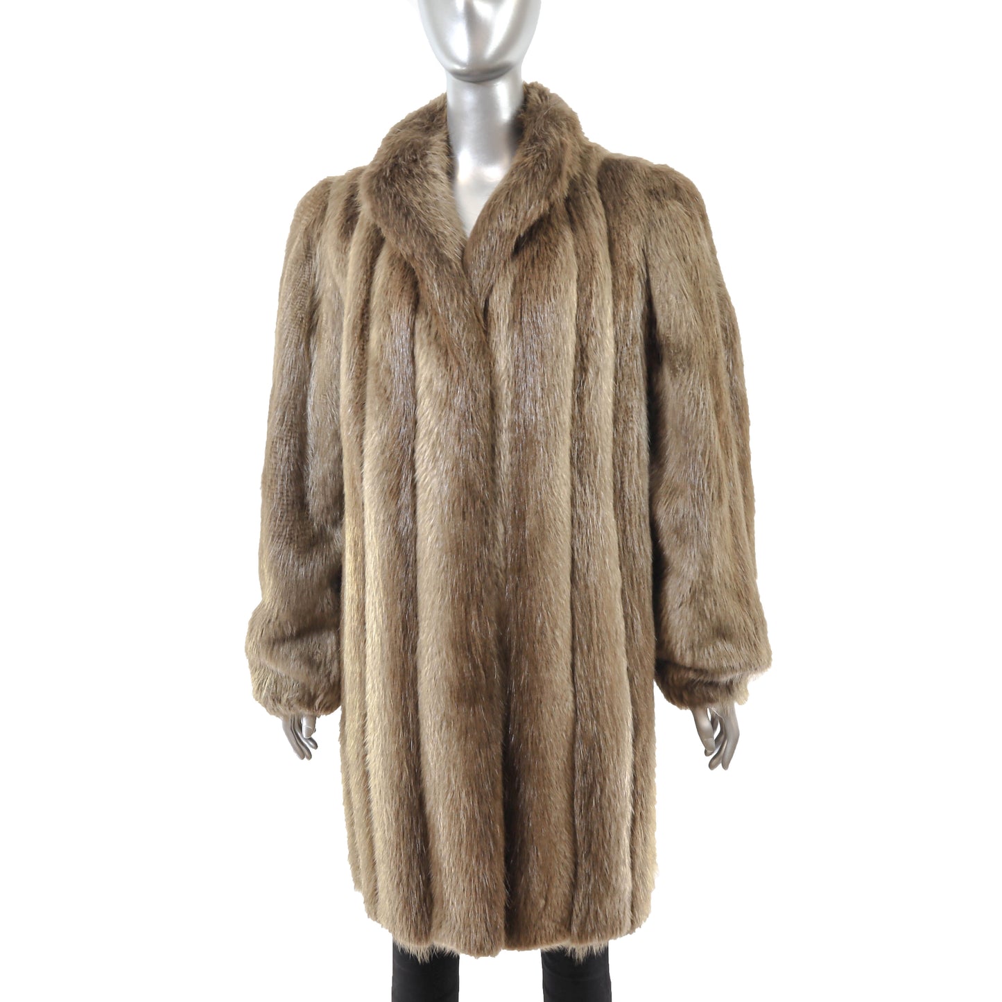 Beaver 3/4 Coat- Size L