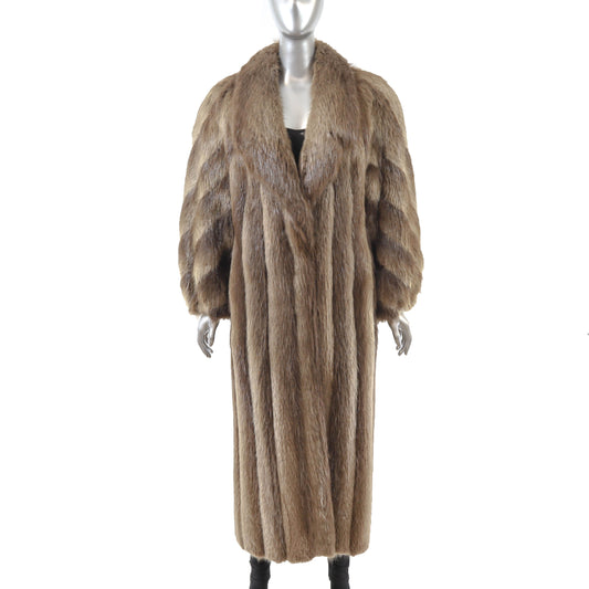 Beaver Coat- Size M
