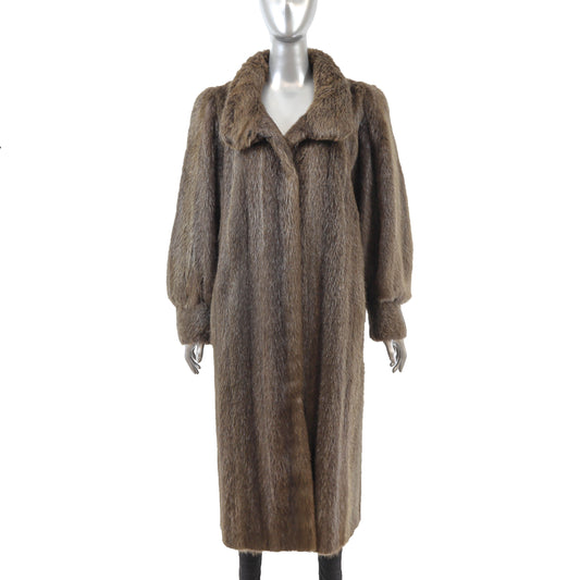 Beaver Coat- Size XL