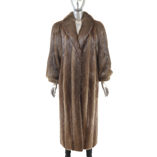 Beaver Coat- Size XL