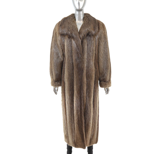 Beaver Coat- Size M