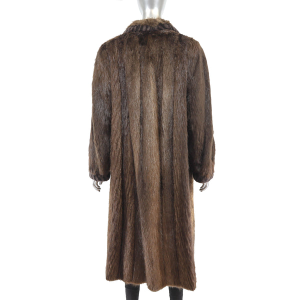Beaver Coat- Size XXL