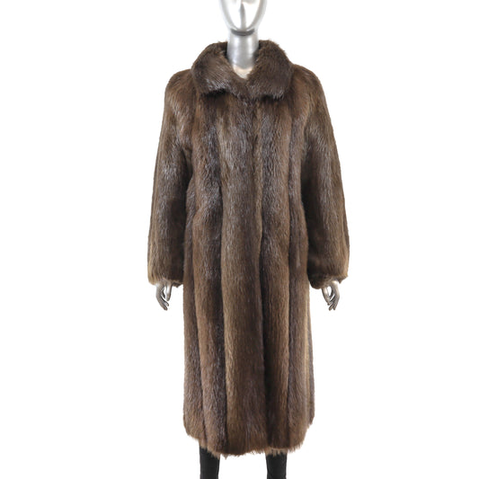 Beaver Coat- Size S