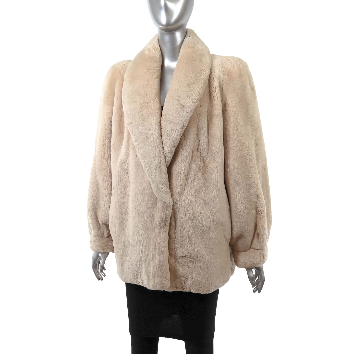 Pastel Sheared Beaver Jacket- Size M