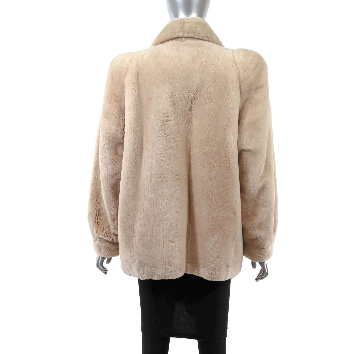 Pastel Sheared Beaver Jacket- Size M