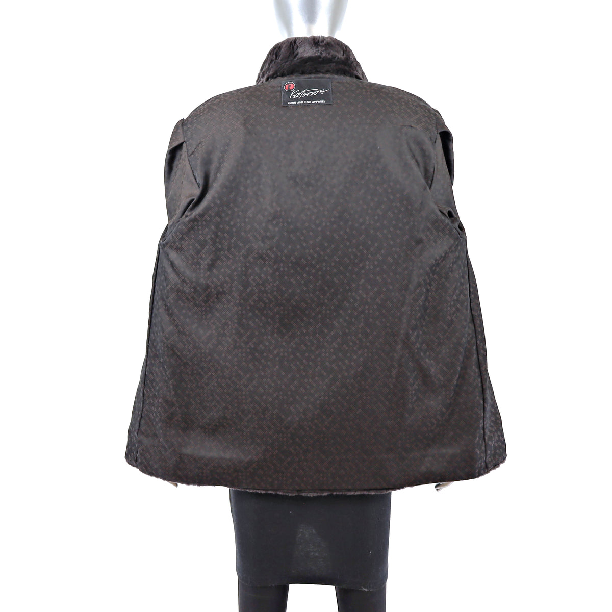 Brown Sheared Beaver Jacket- Size M