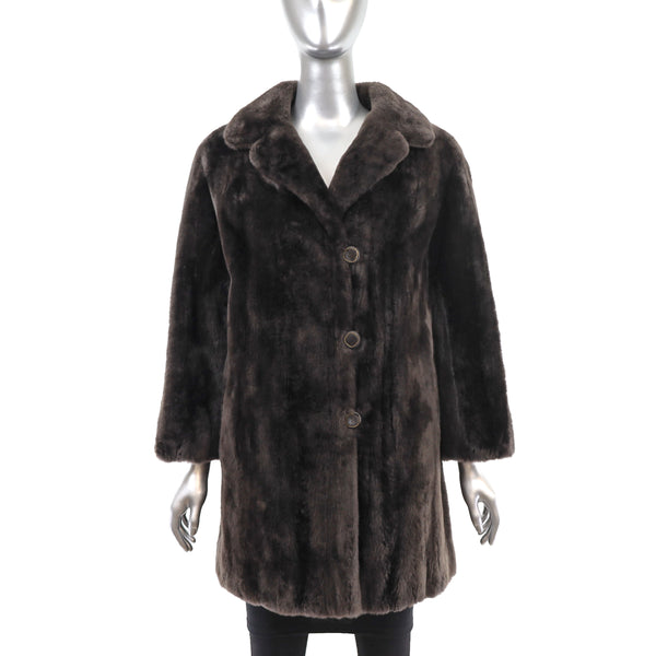 Sheared Beaver Jacket- Size S